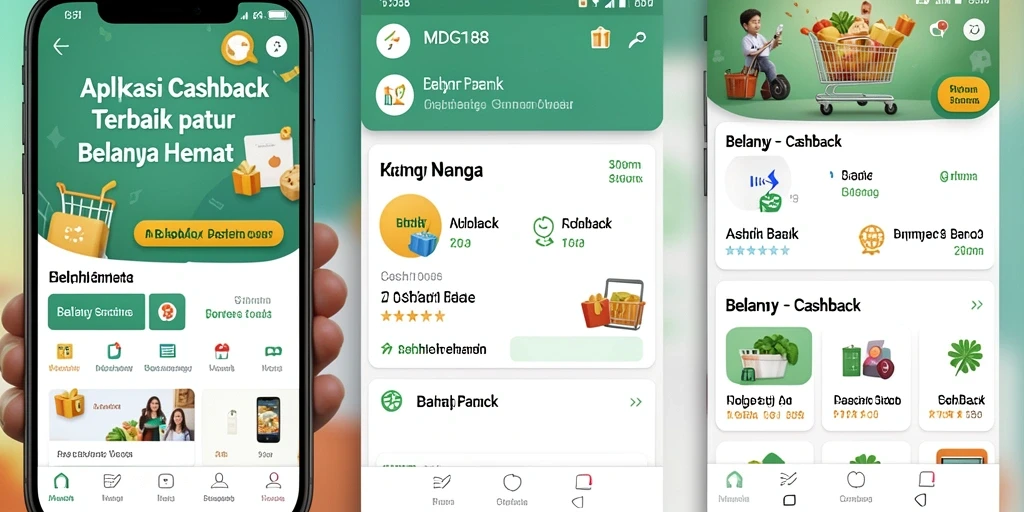 Tampilan antarmuka MDG188 yang menarik dan mudah digunakan untuk Cashback.