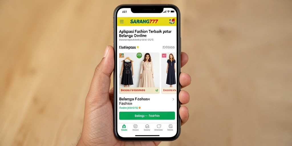 Antarmuka aplikasi SARANG777 yang modern dan mudah digunakan.